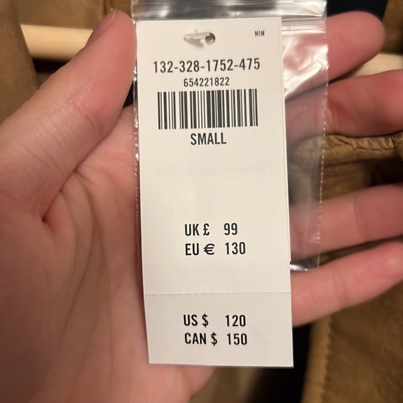 NWT Abercrombie Dinner Shirt Jacket Tan S - Picture 6 of 6